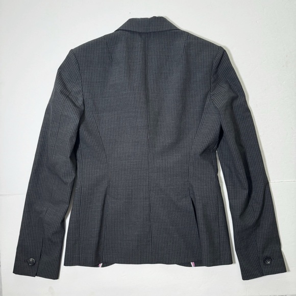 Banana Republic Gray Striped Blazer - Picture 2 of 8